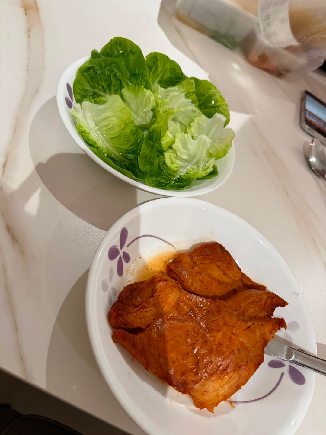 Customer photo review of 68° Chicken Singapore Delights - Hickory BBQ