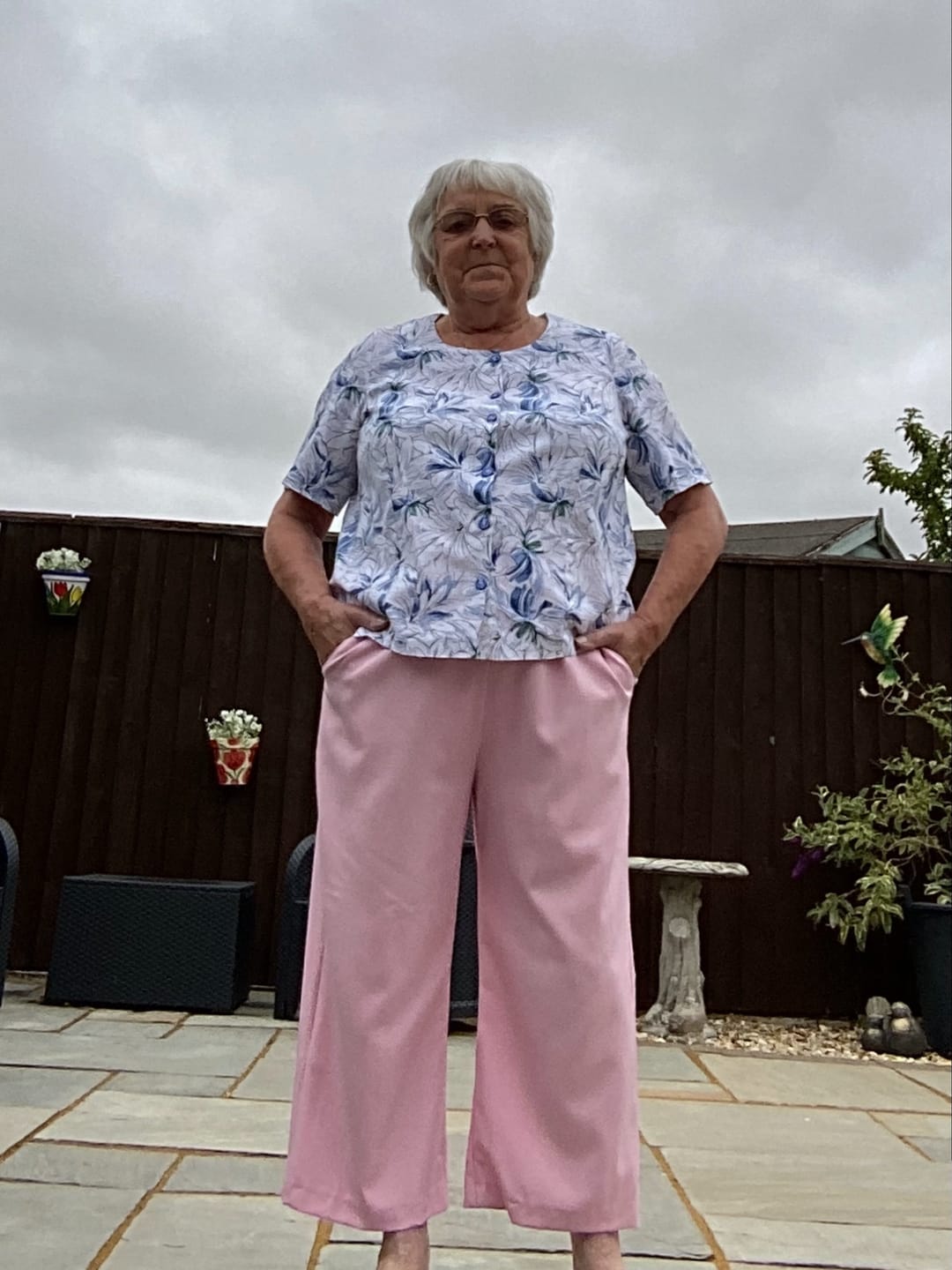 Customer photo review of Premium Plain Suiting Fabric