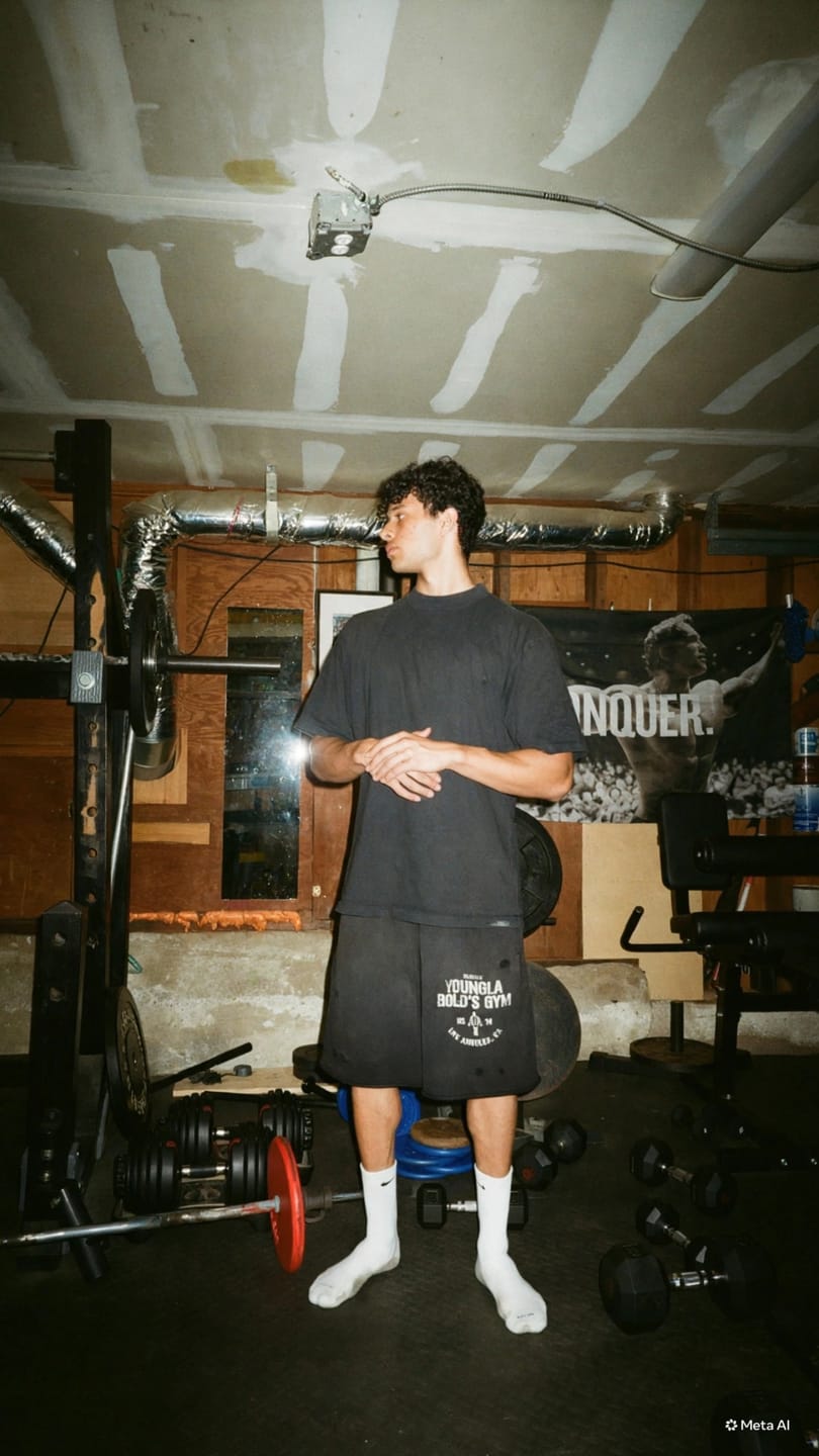 Customer photo review of 1014 - Gold's Iron Legacy Shorts