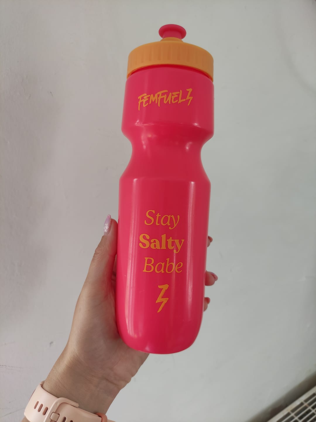 Customer photo review of Electrolyte Sports Bottle