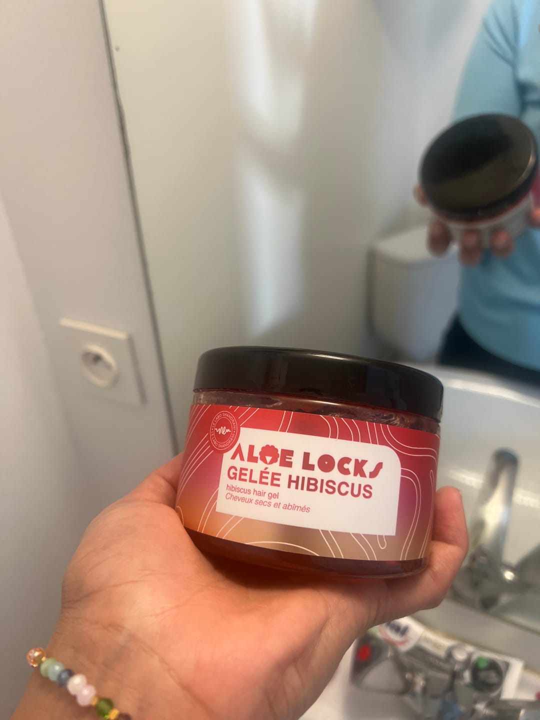 Customer photo review of Aloé Locks - Gelée Hibiscus purifiante et anti-fourche