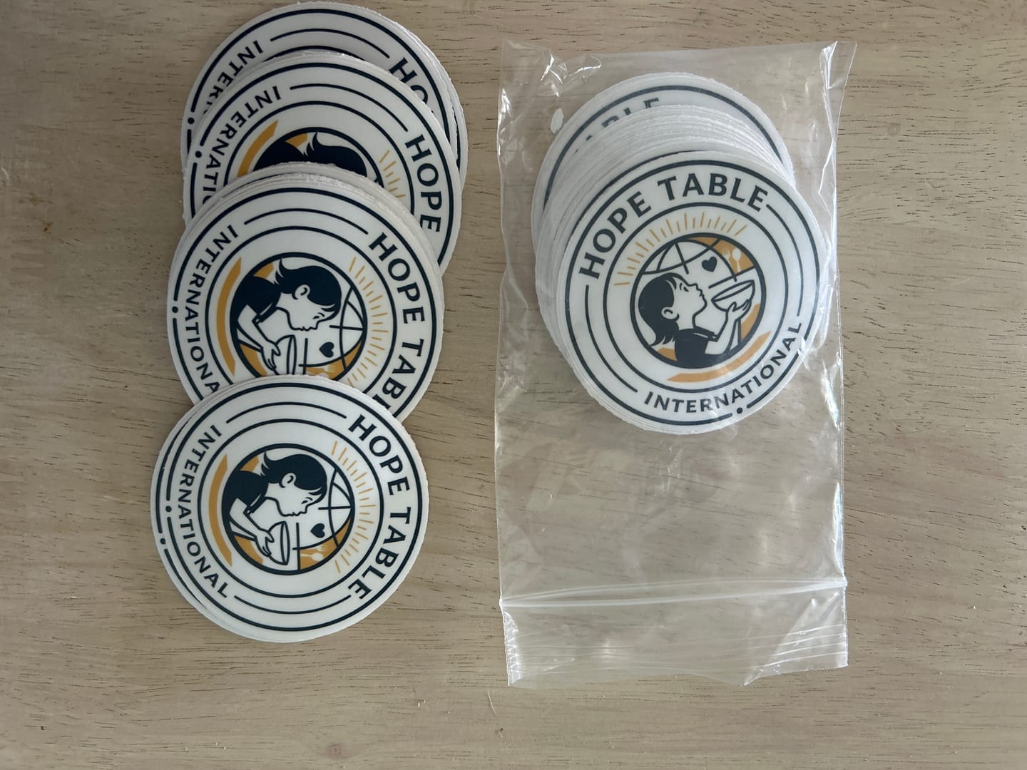 Customer photo review of 3" Vinyl Stickers (50 Pack)