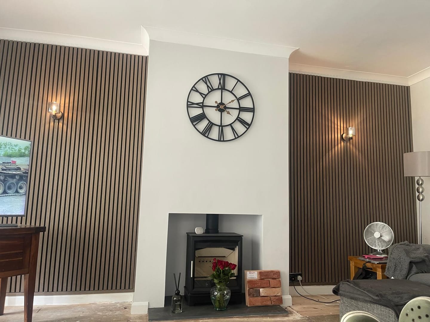 Customer photo review of Acoustic Wall Panel Sample