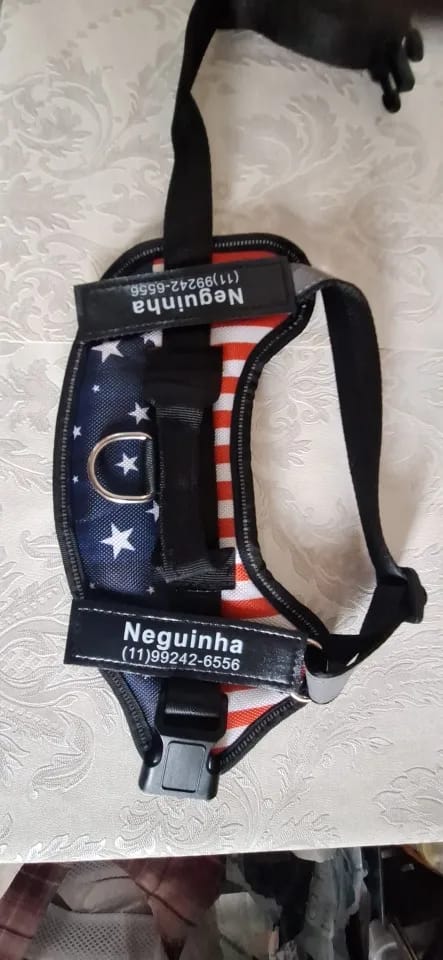 Customer photo review of Pettorina Regolabile Cane Sicura