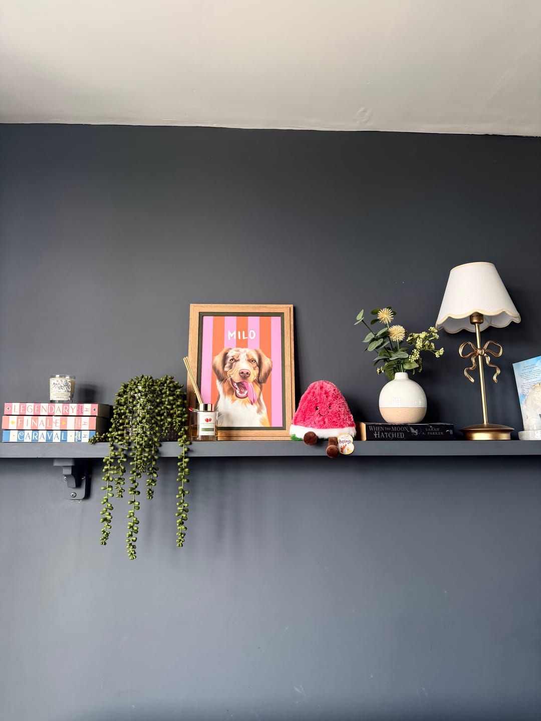 Customer photo review of Stripy | Custom Pet Portrait
