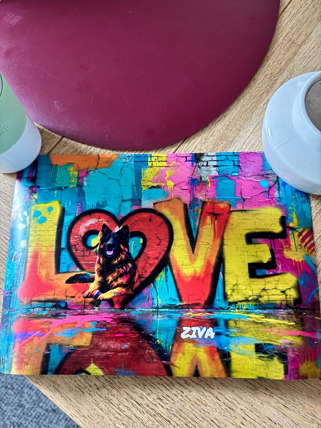 Customer photo review of Personalised Poster - Streetart