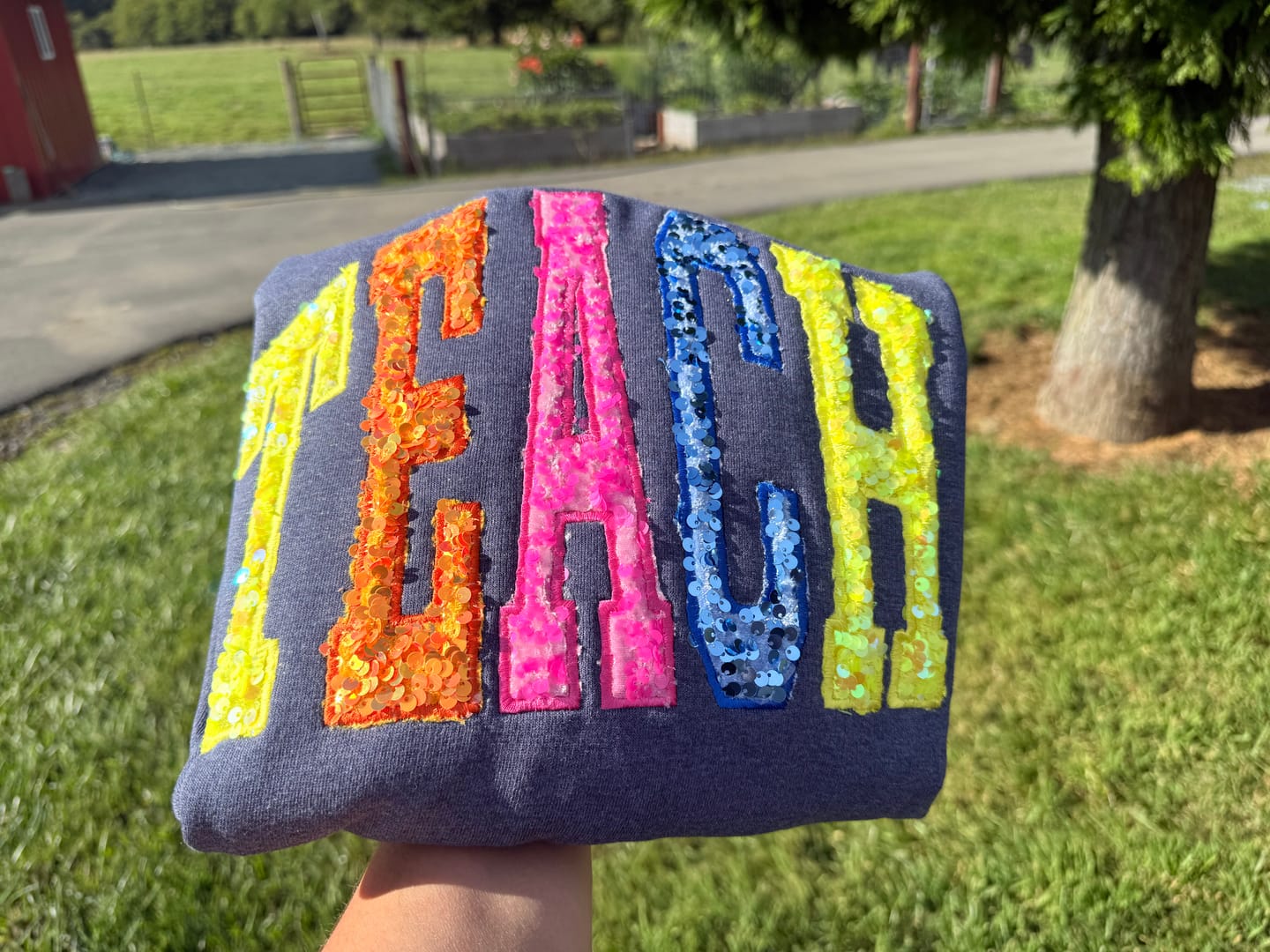Customer photo review of Sequin on Velvet
