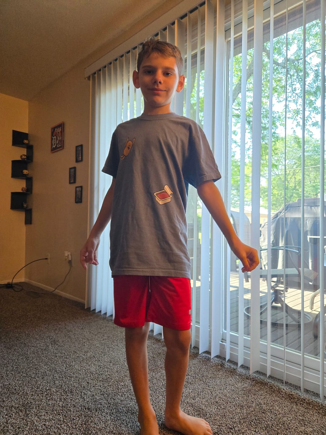 Customer photo review of Marshmallow Dive — Premium Tee