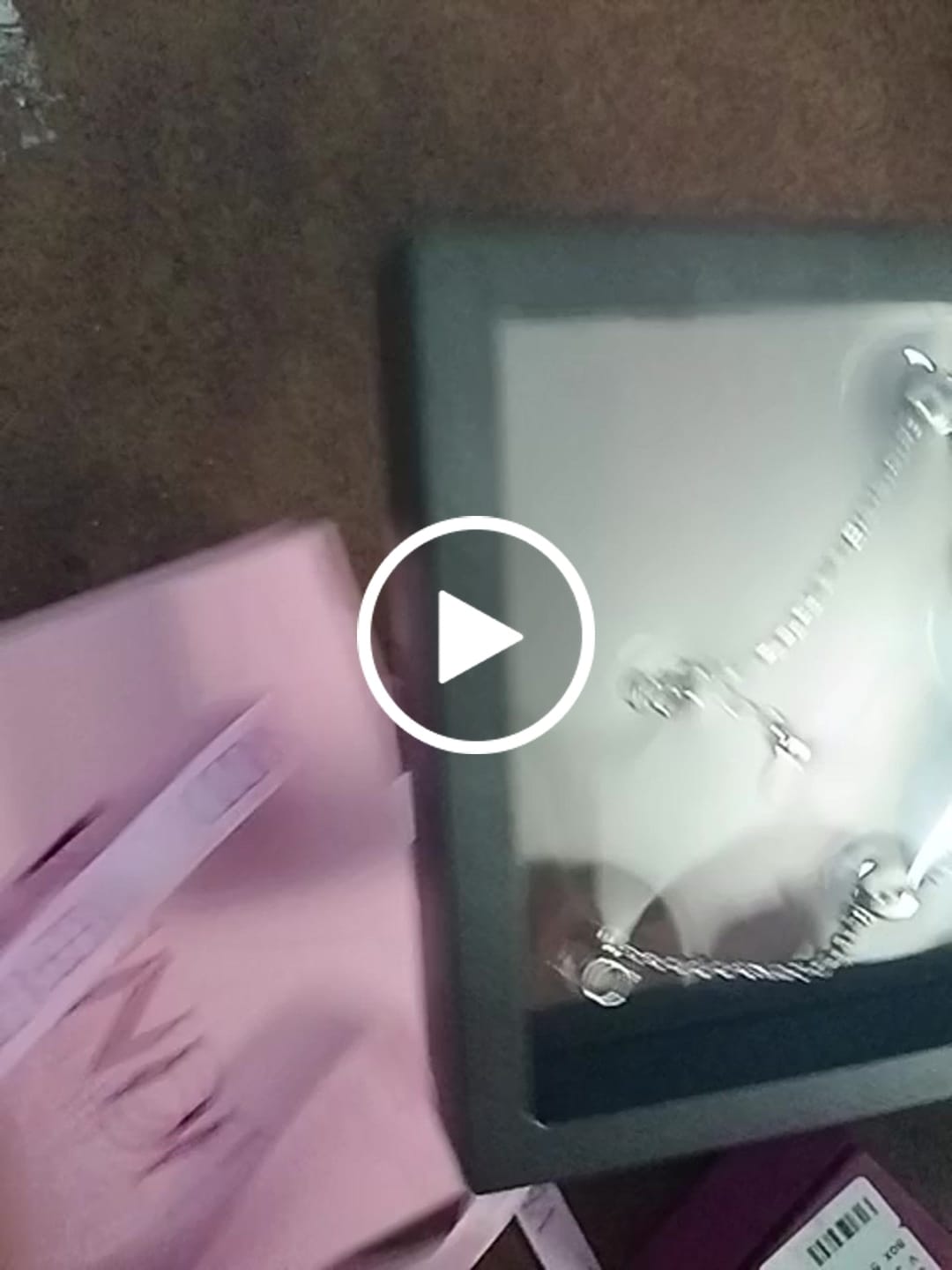 Customer video review of Elegant Crystal Stud Silver Chain Tassel Statement Earring