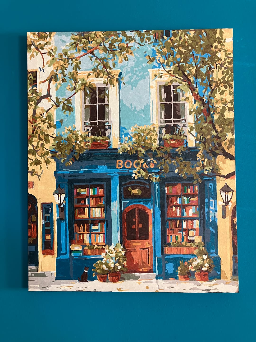 Customer photo review of Malen nach Zahlen - Die blaue Buchhandlung