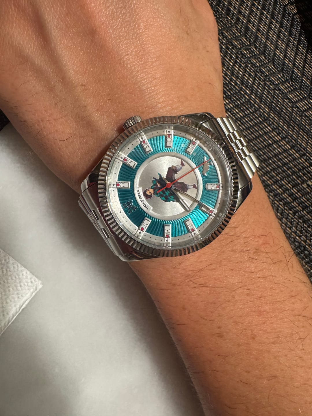 Customer photo review of Reloj Tanjiro Kamado | Demon Slayer: Kimetsu no Yaiba