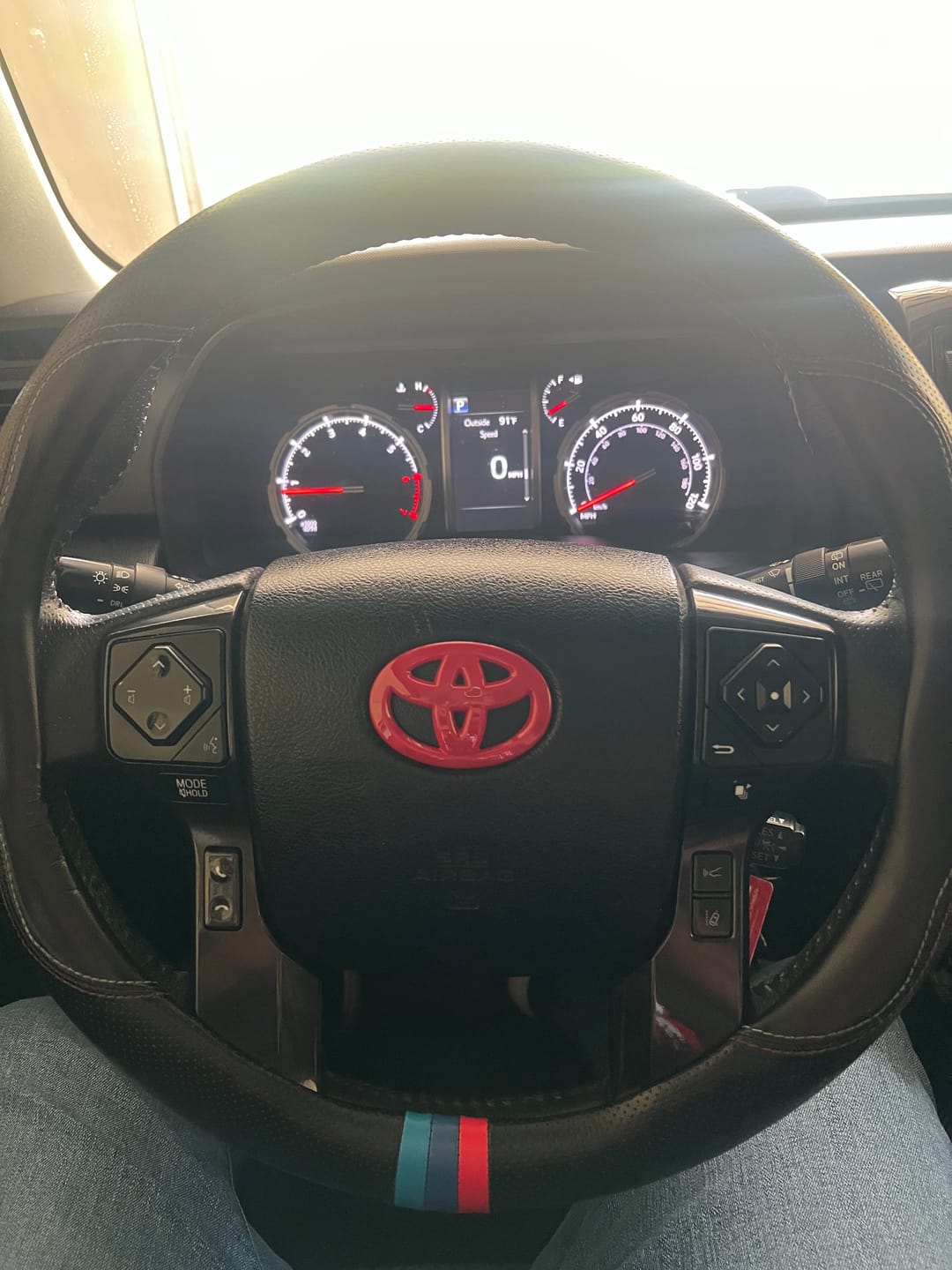 Customer photo review of Steering Wheel Emblem Overlay