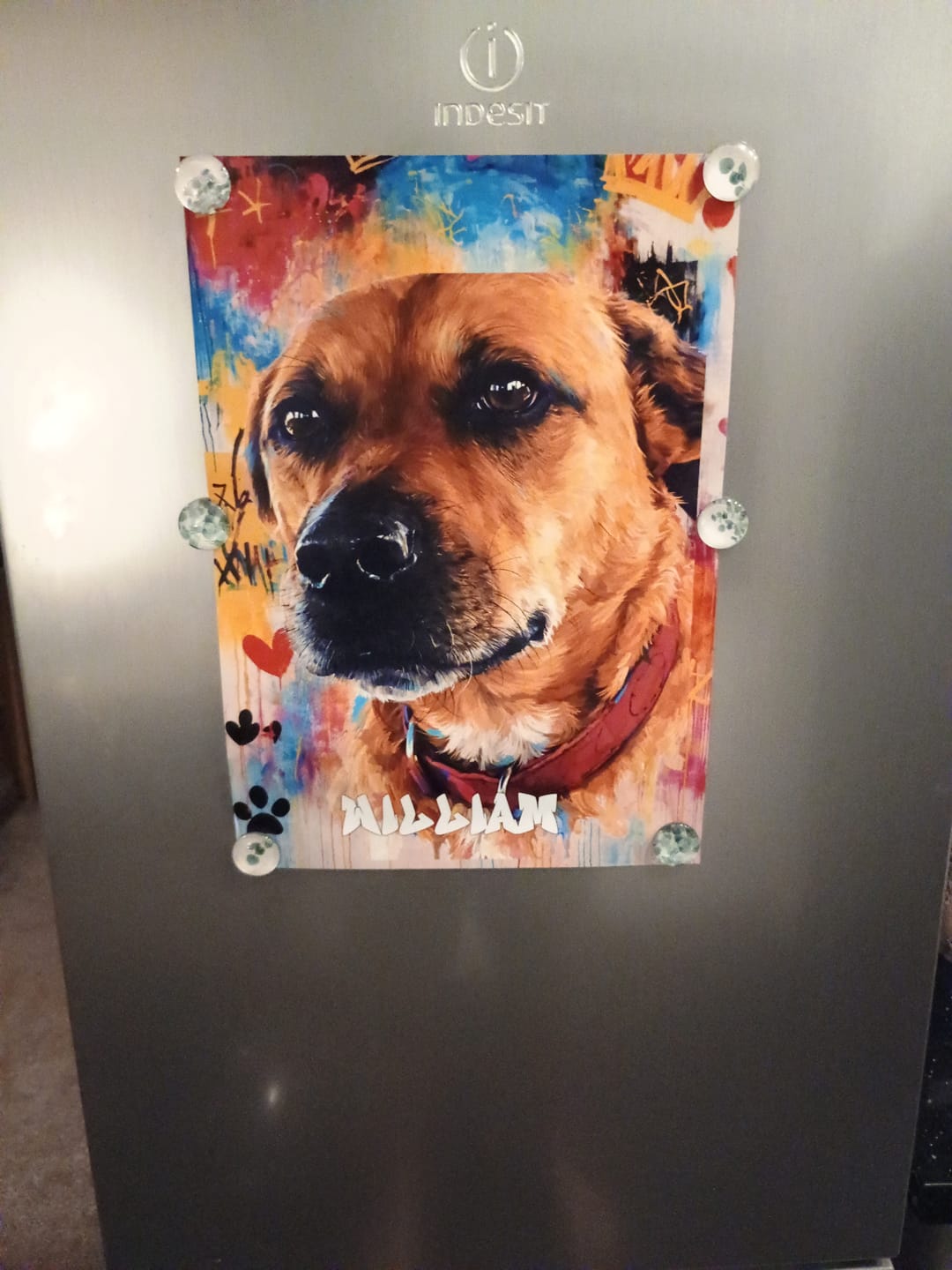 Customer photo review of Graffiti -  Personalised Poster
