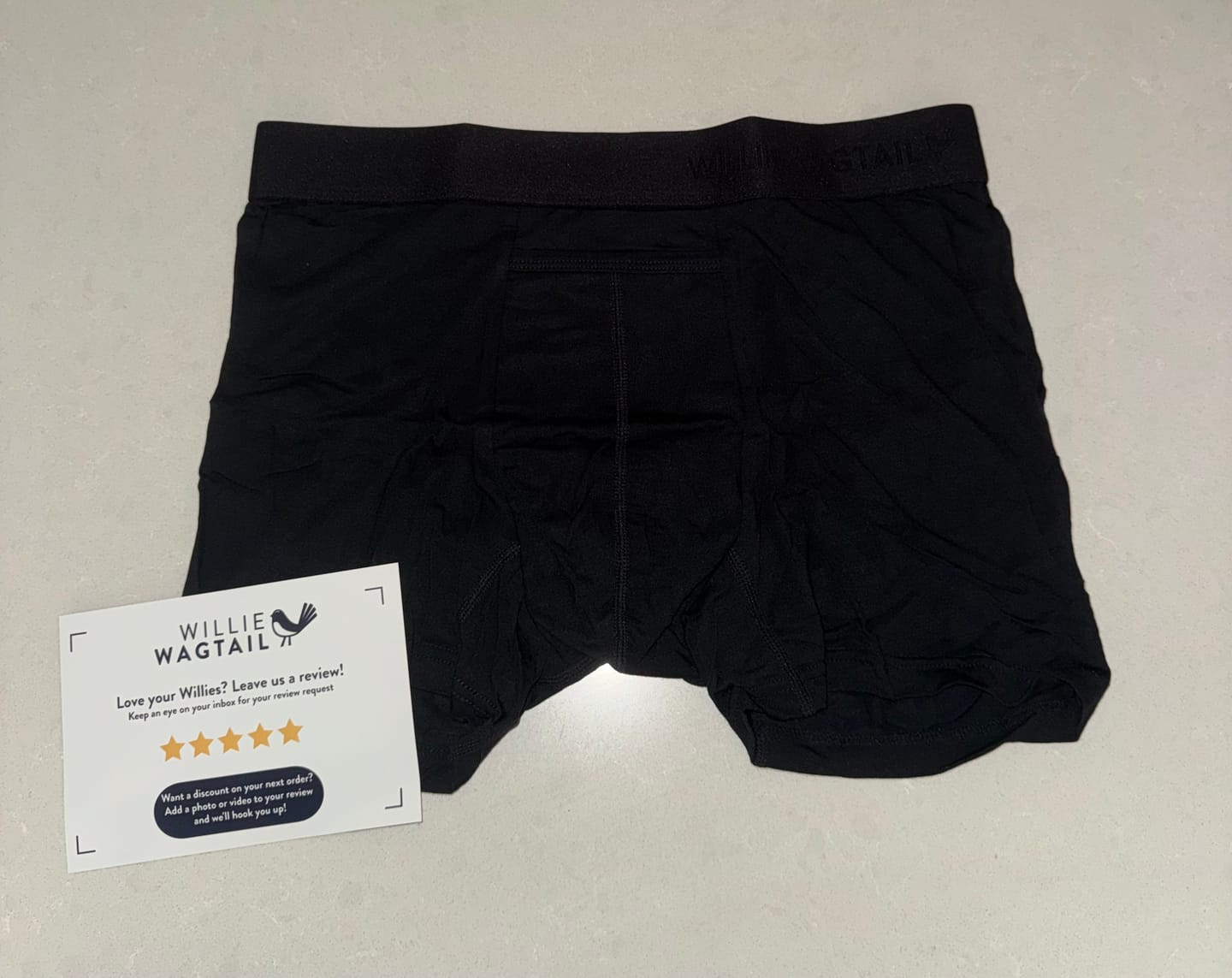 Customer photo review of Blackout - Trunks