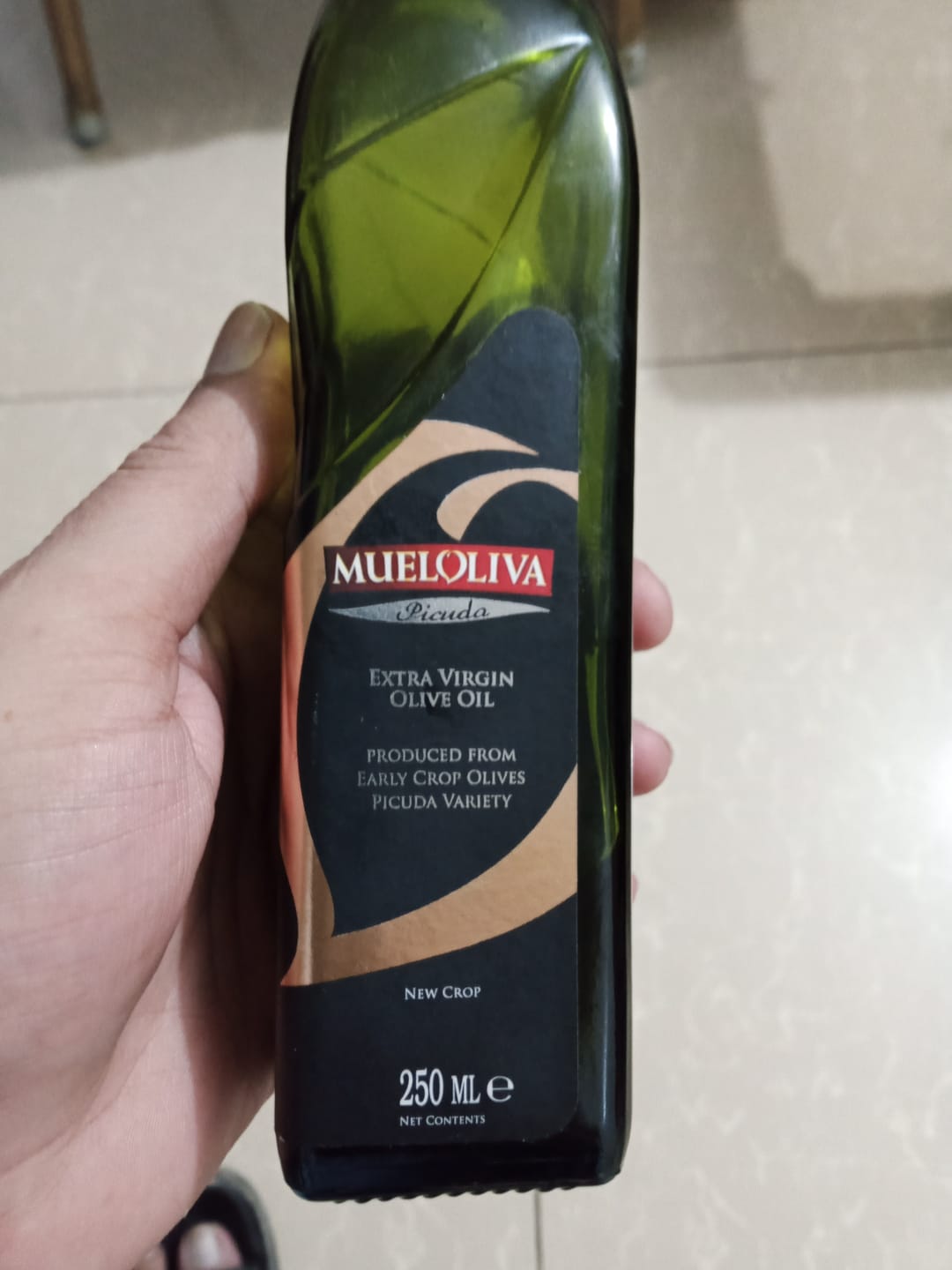 Customer photo review of Picuda Extra Virgin Olive Oil