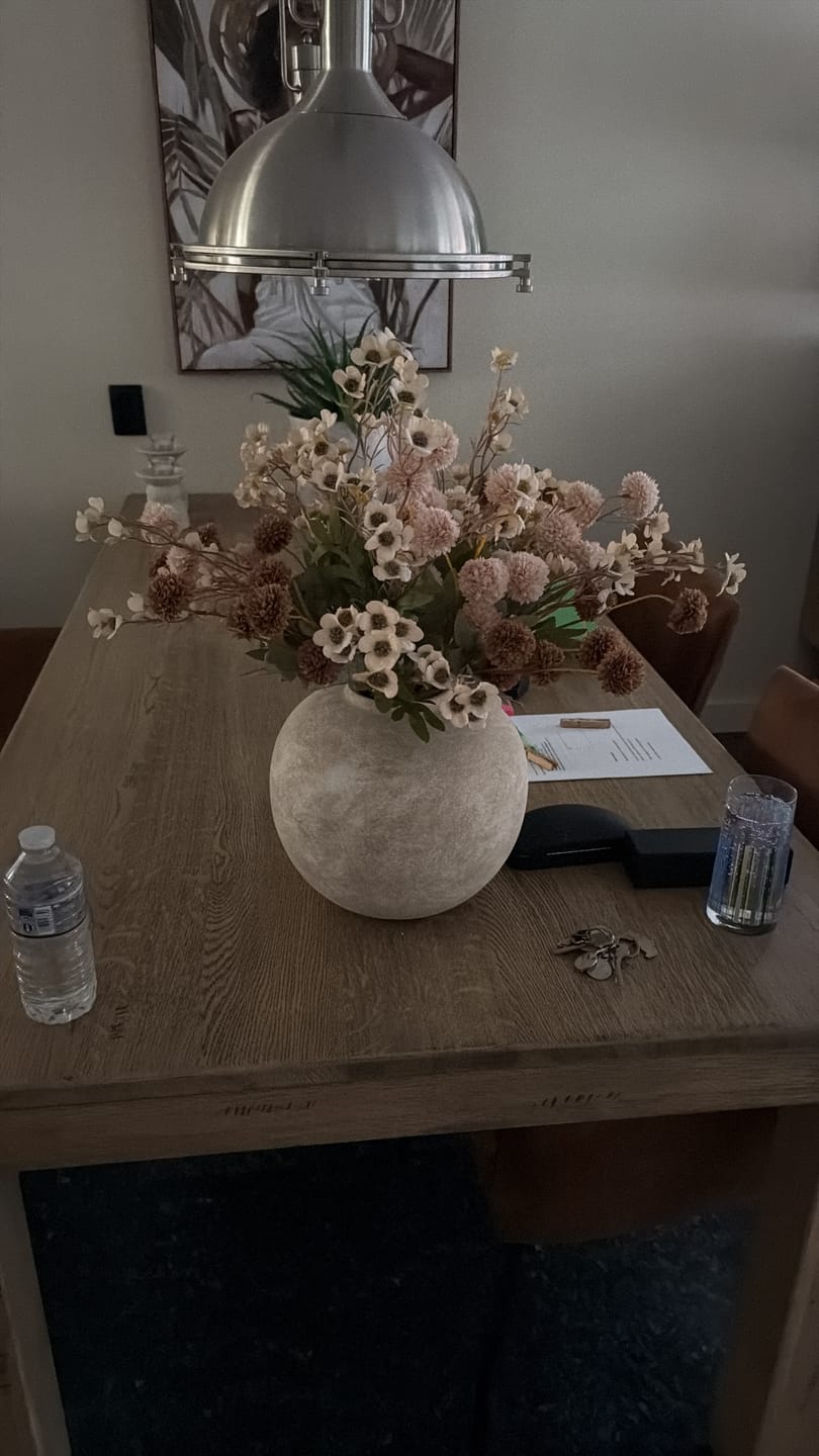 Customer photo review of Wax Arrangement - Crème mix
