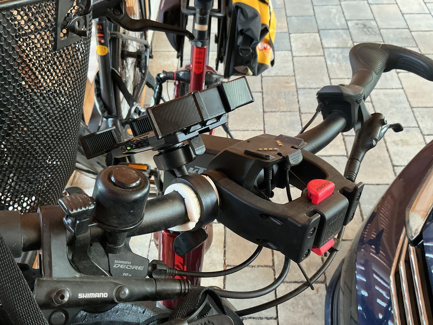 Customer photo review of Velogrip Fahrrad Handyhalterung
