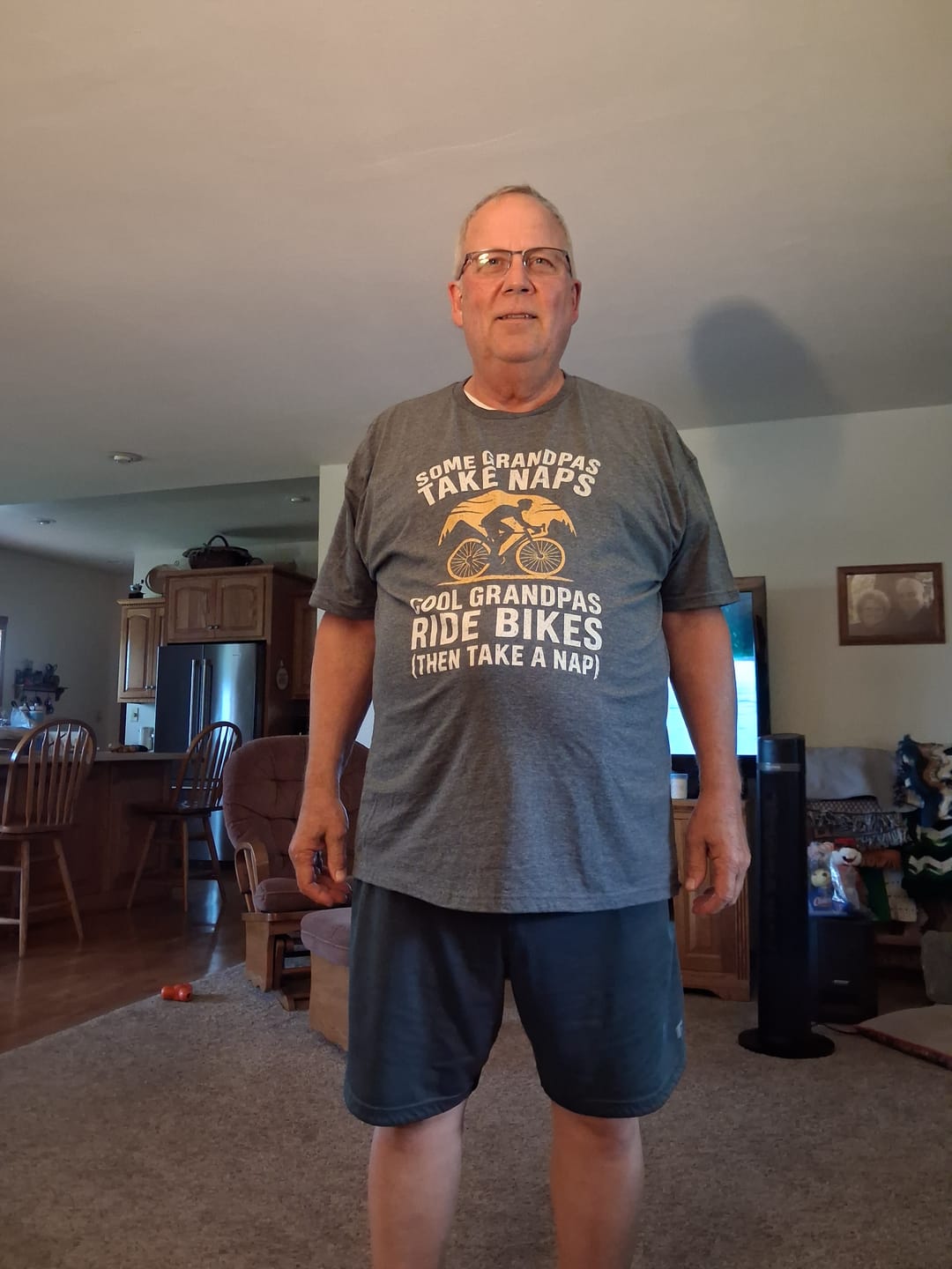 Customer photo review of Grandpas Take Naps T-Shirt