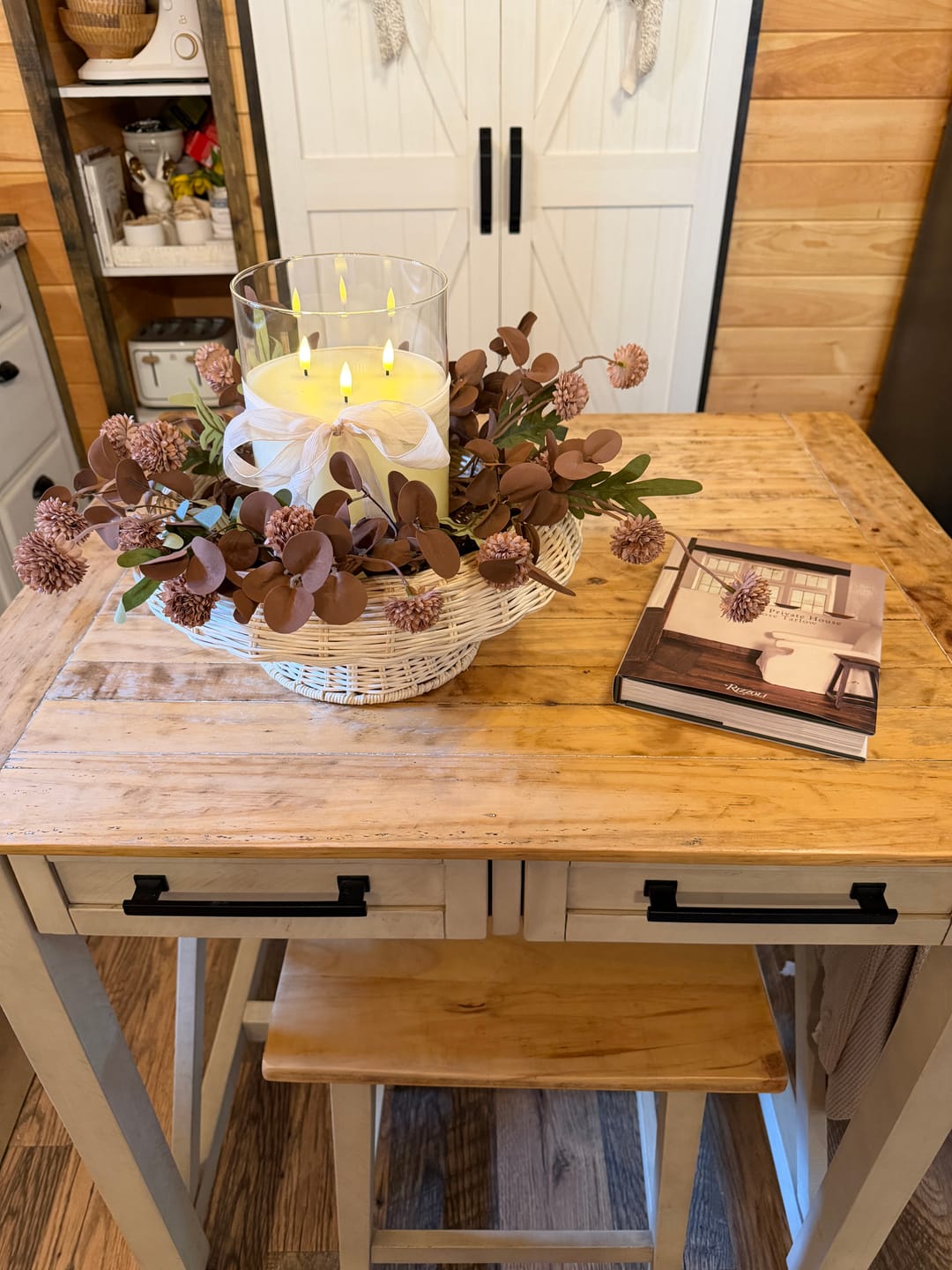 Customer photo review of Mocha Eucalyptus Candle Ring