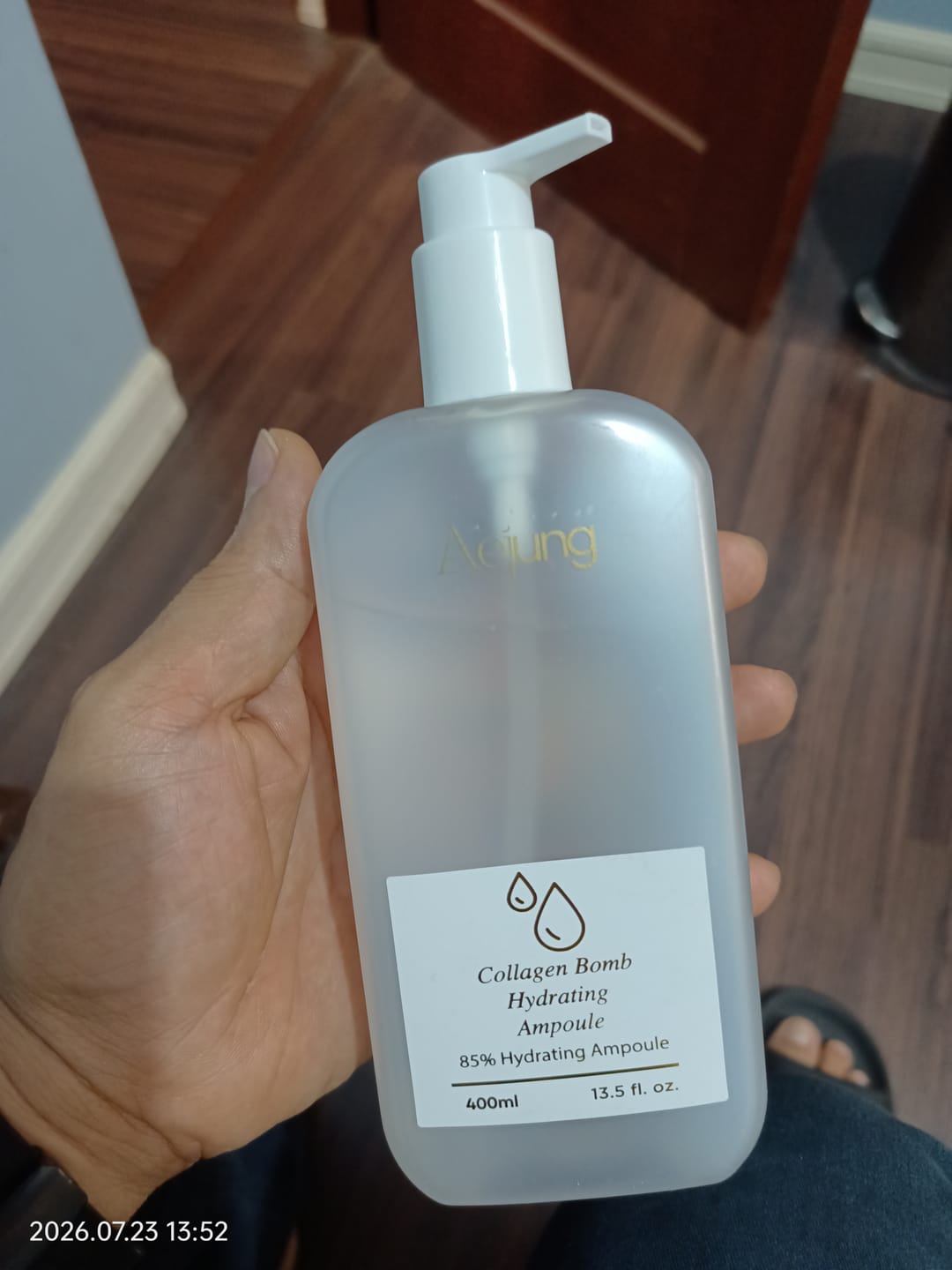 Customer photo review of Aejung™ Collagen Bomb Hydrating Ampoule
