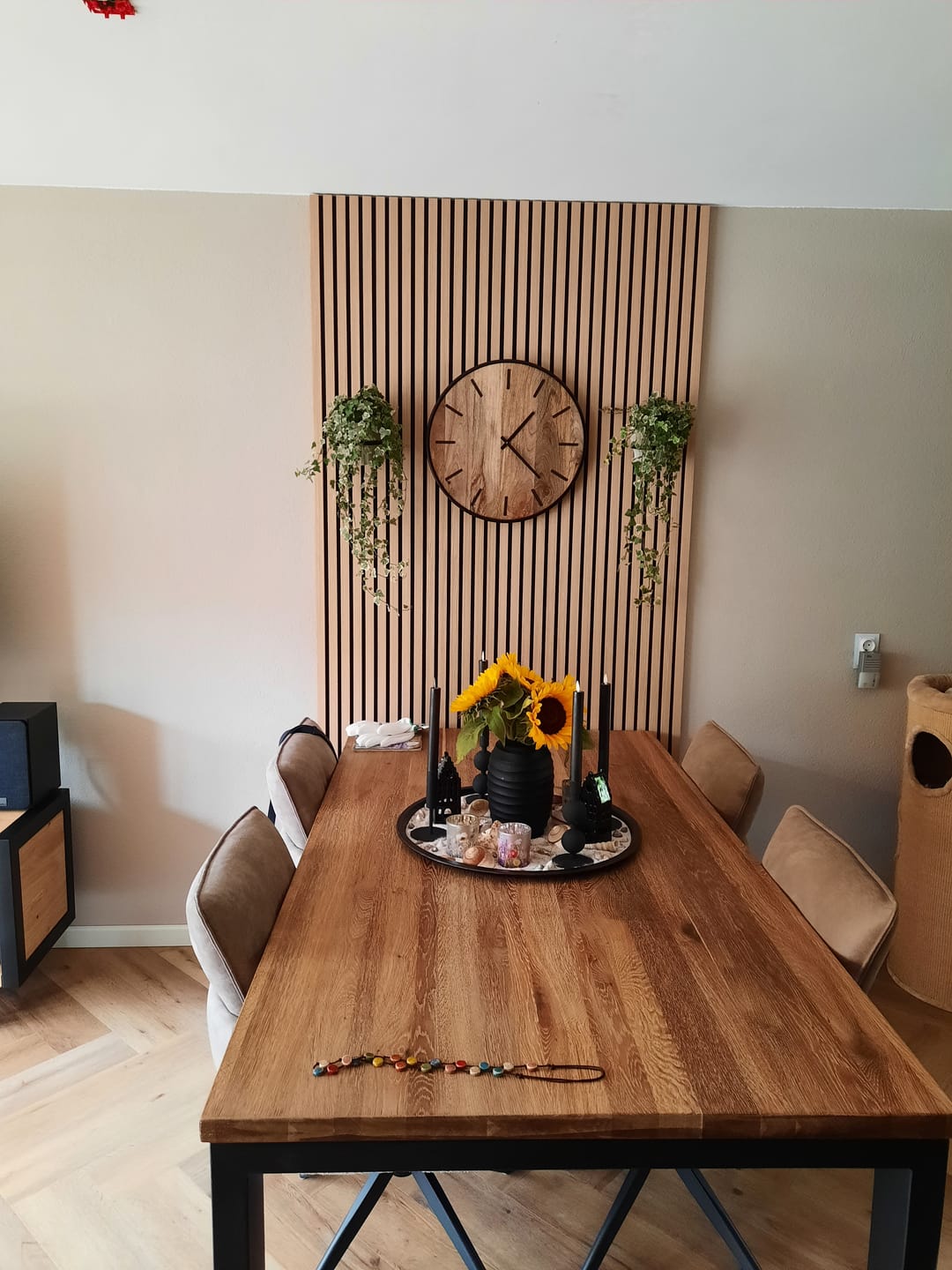 Customer photo review of AkuPanel Eindlat Naturel Eiken Hout 240cm Afwerklijst