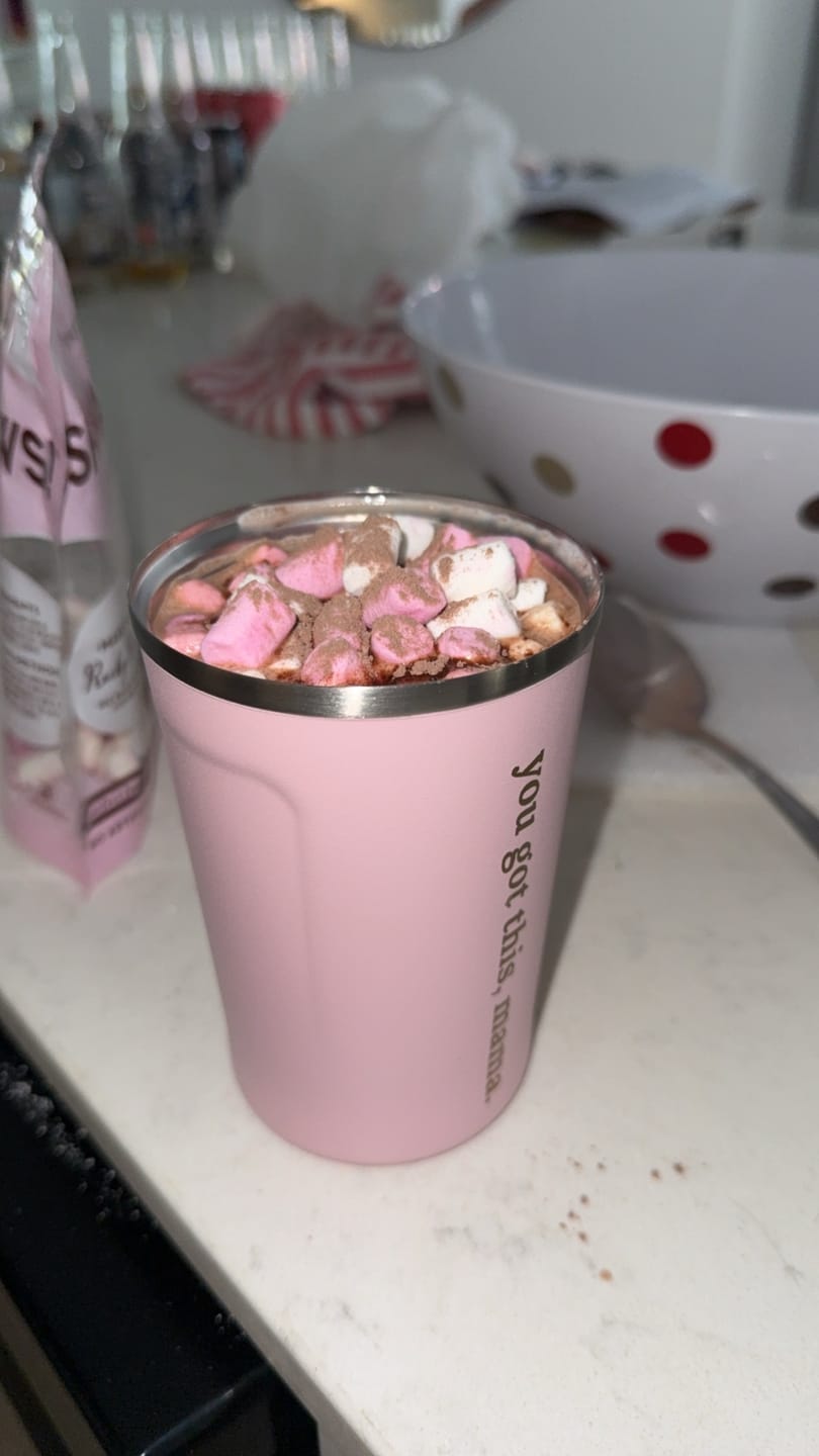 Customer photo review of Deluxe Lactation Hot Chocolate - GF, DF & SF