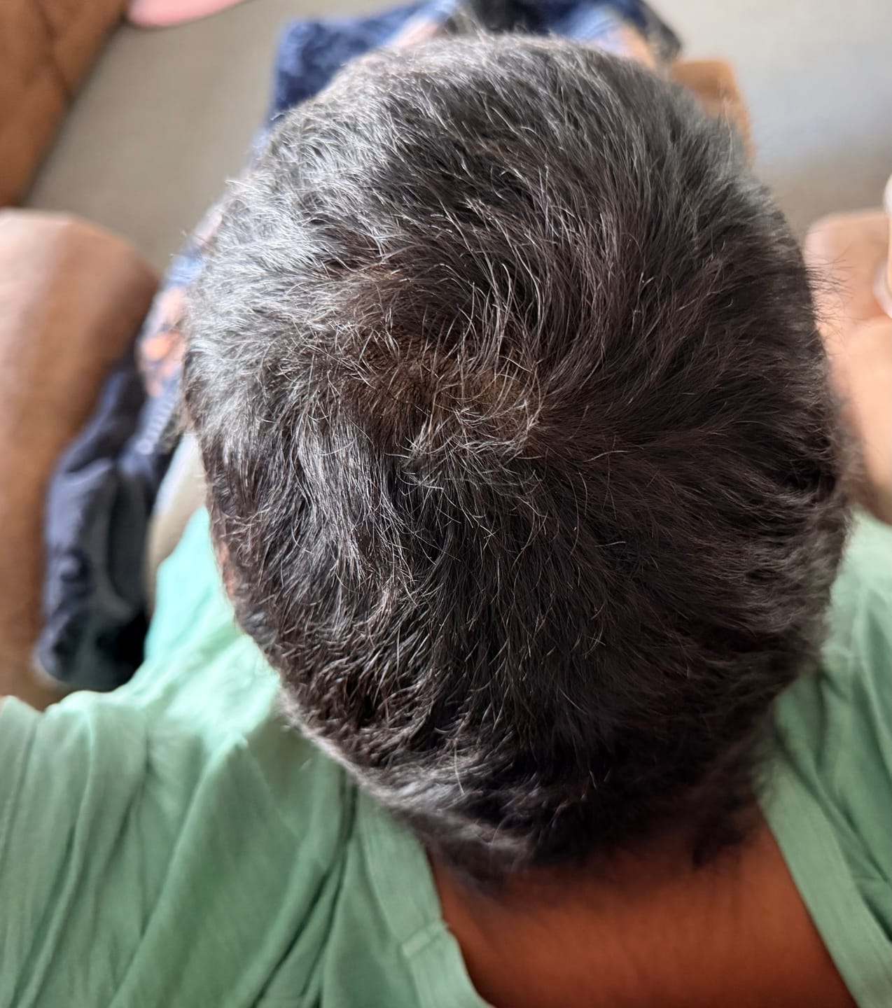 Customer photo review of Blueberry Fields Shampoo & Conditioner Bundle