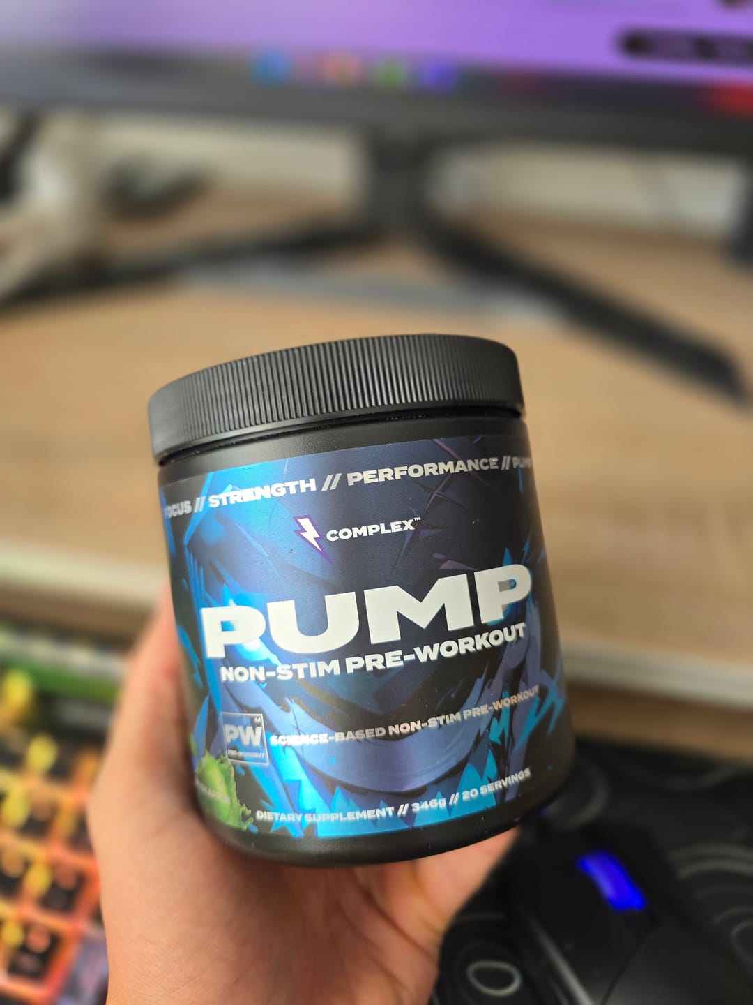 Customer photo review of Non-Stim Pre-workout