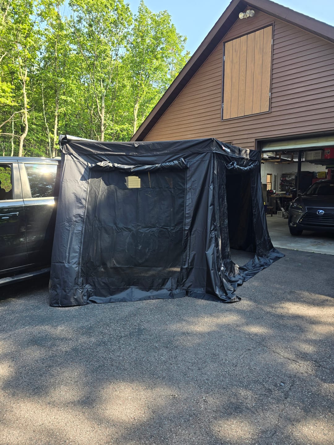 Customer photo review of OPENROAD  270 Free Standing Awning for Camping-Adventure Series