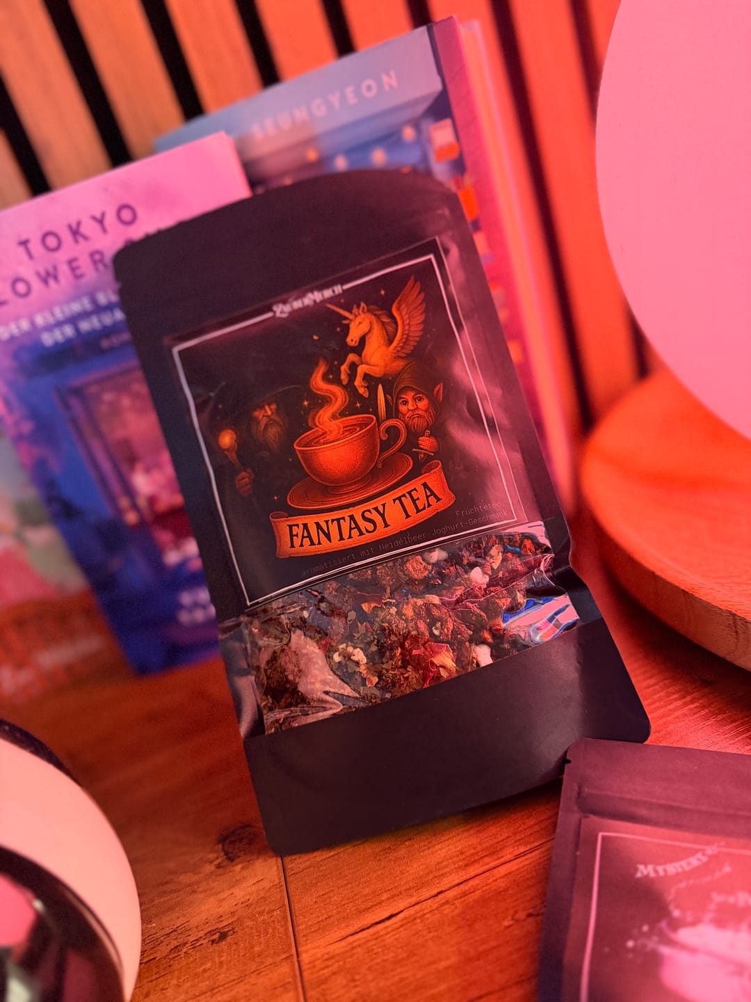 Customer photo review of Fantasy Tea – Früchtetee mit mit Heidelbeer-Joghurt-Geschmack | Limitierter Booklover Tee