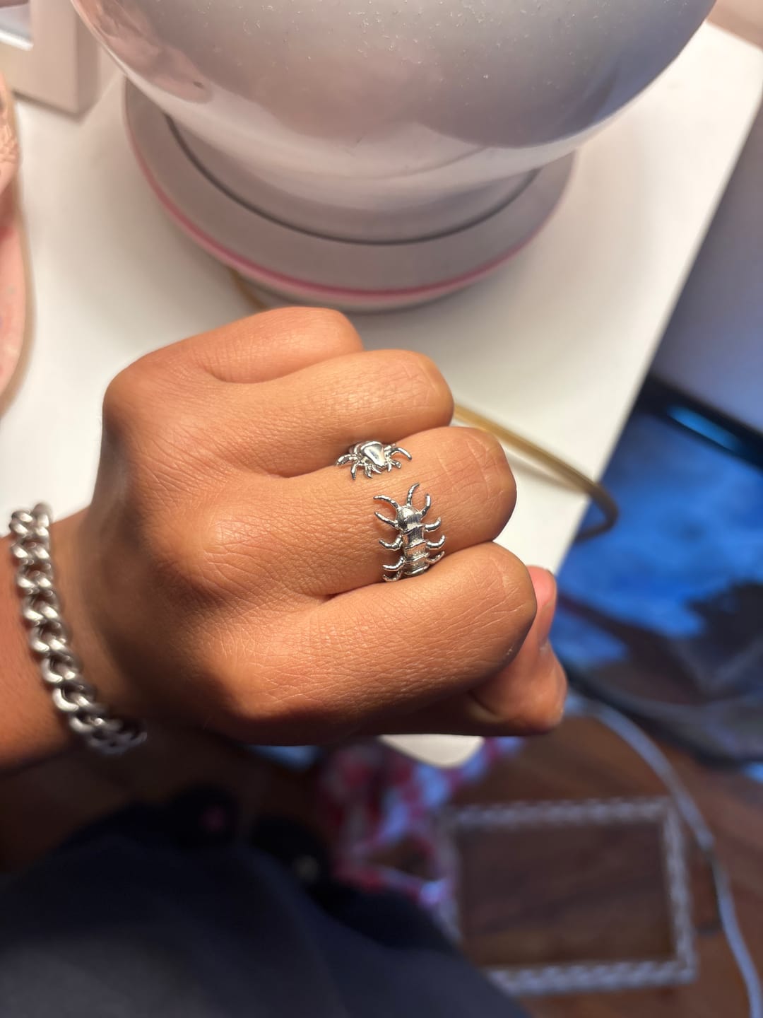 Customer photo review of CENTIPEDE RING