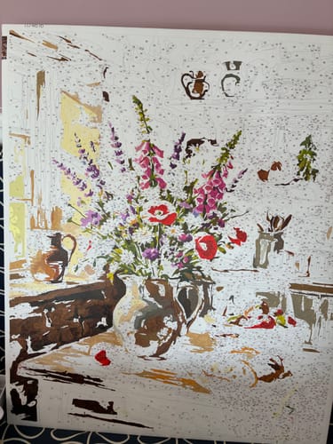 Customer photo review of Rustic Wildflower Kitchen (80 Colors)