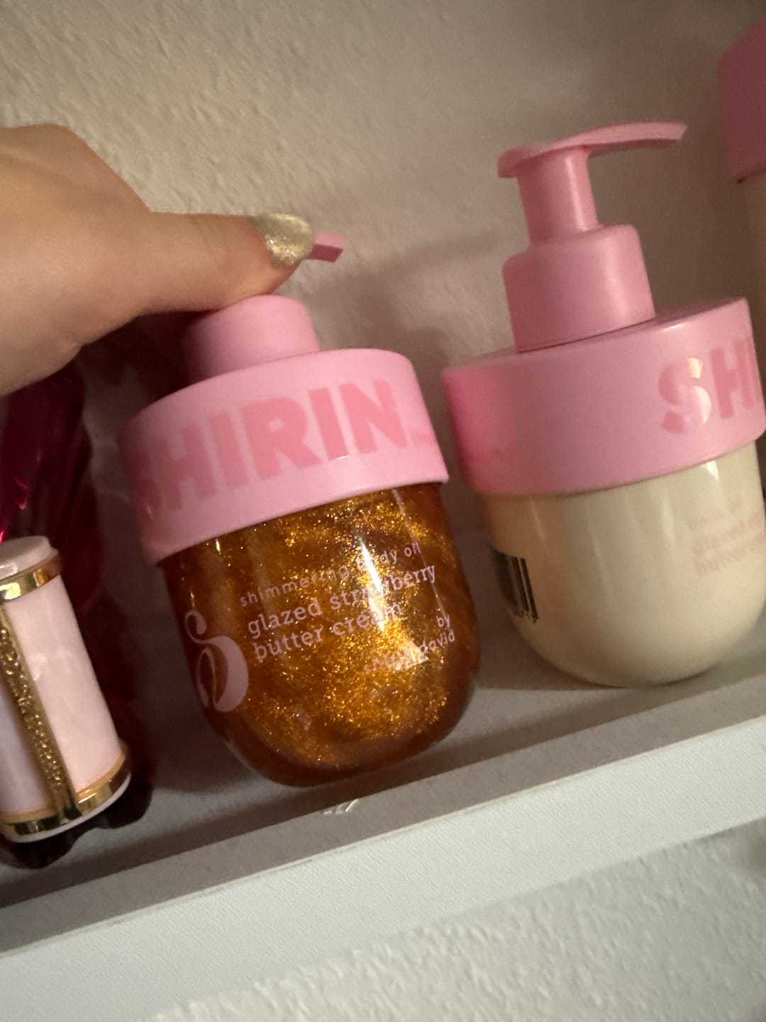 Customer photo review of Glow Girl Milk Set Glazed Strawberry Butter Cream