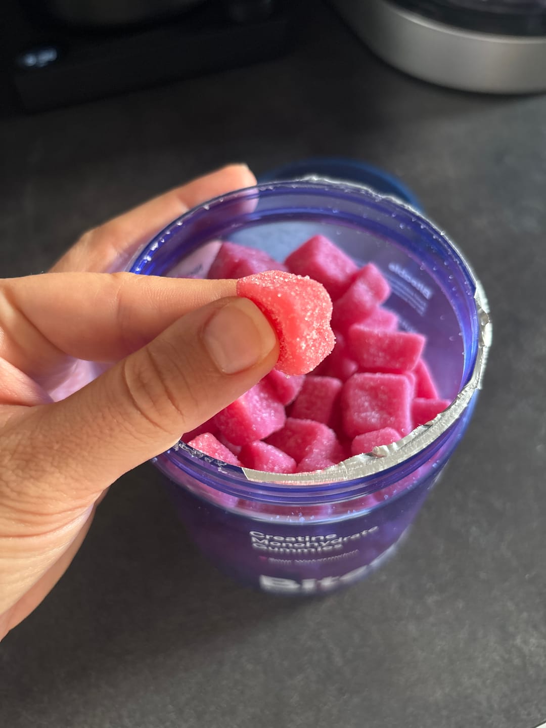 Customer photo review of Creatine Monohydrate Gummies