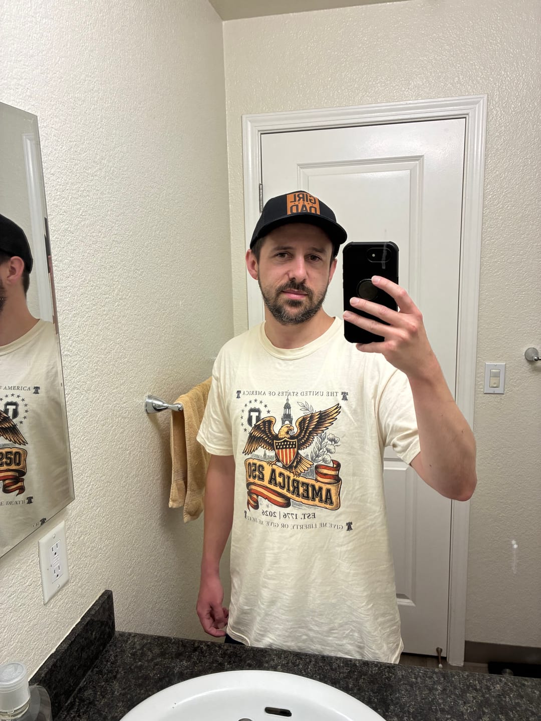 Customer photo review of American T-shirt