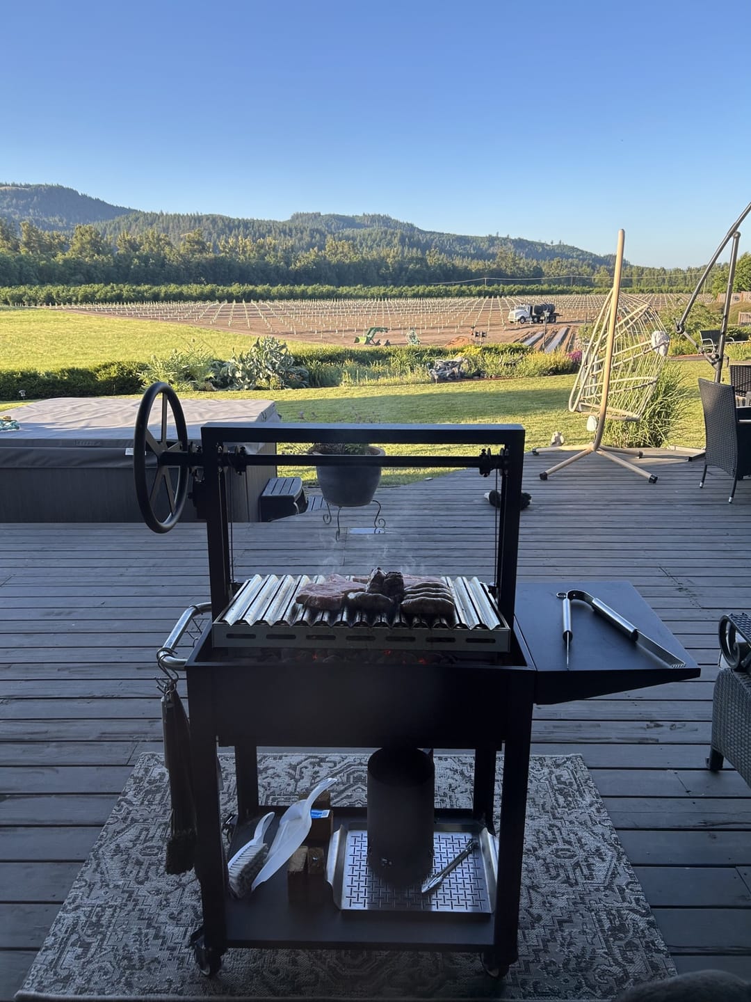 Customer photo review of Argentine Santa Maria Style Grill (Parrilla Grill)