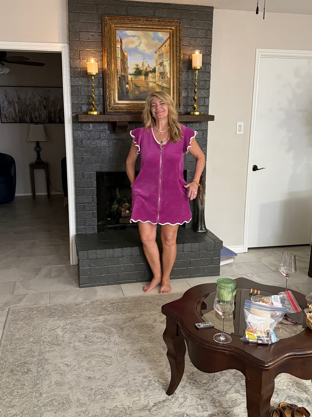 Customer photo review of SSYS Fuchsia Get Ready Robe™