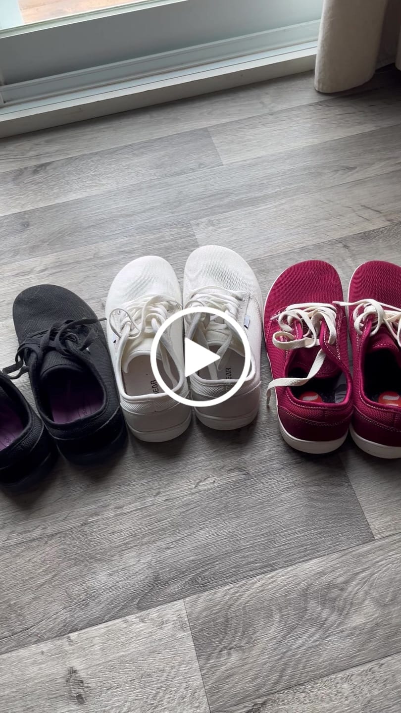 Customer video review of Aurora - Wide Toe Sneakers
