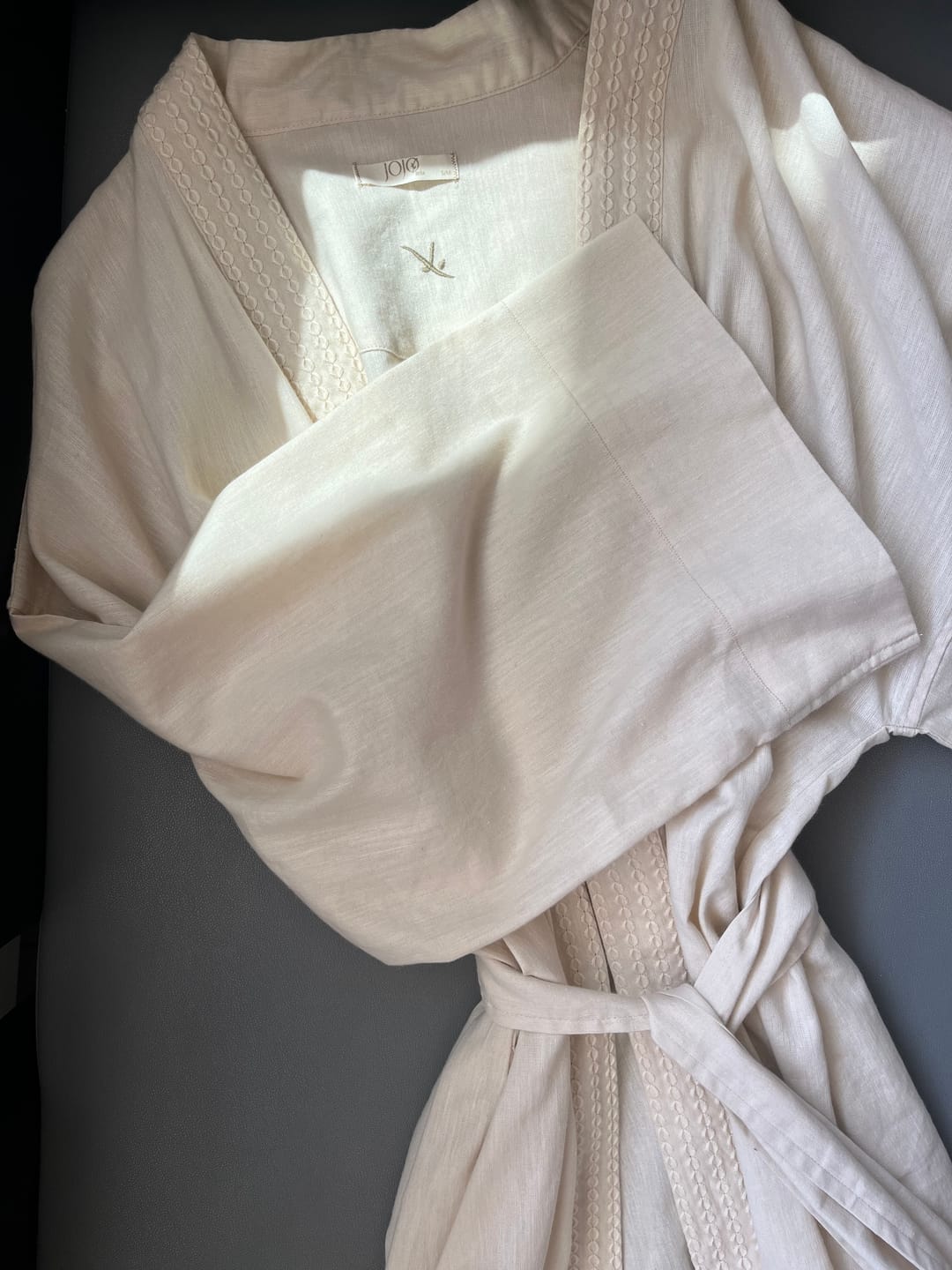 Customer photo review of Loom Kadın Kimono | Lonse Linen