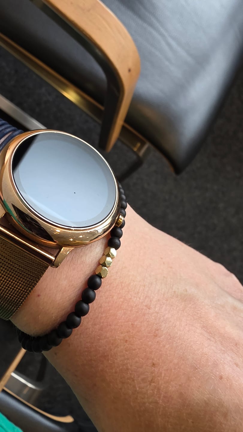 Customer photo review of Obsidian Armband