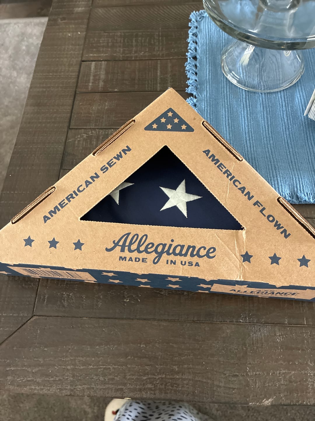 Customer photo review of Classroom Initiative 3' x 5 ' American Flag