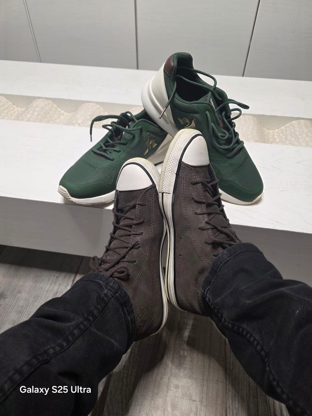 Customer photo review of Zapatillas Converse Chuck Taylor Hi SE Marrón