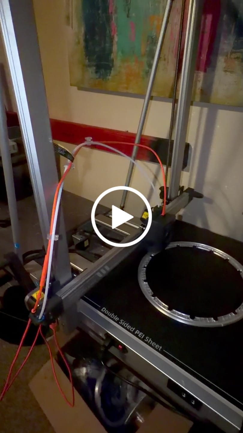 Customer video review of Clear PETG Filament 1.75mm 5kg