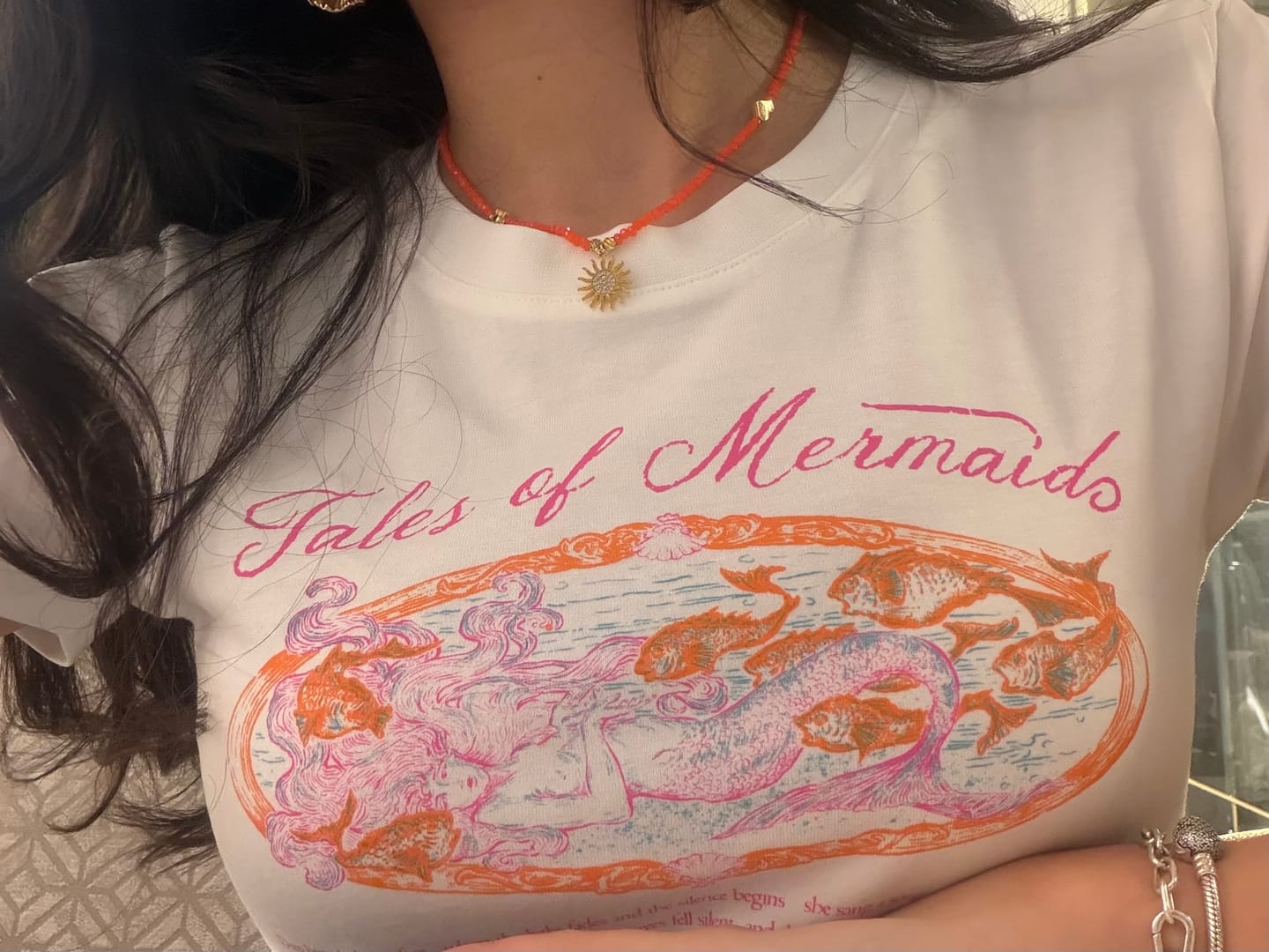 Customer photo review of Mermaid Tales — Baby Tee