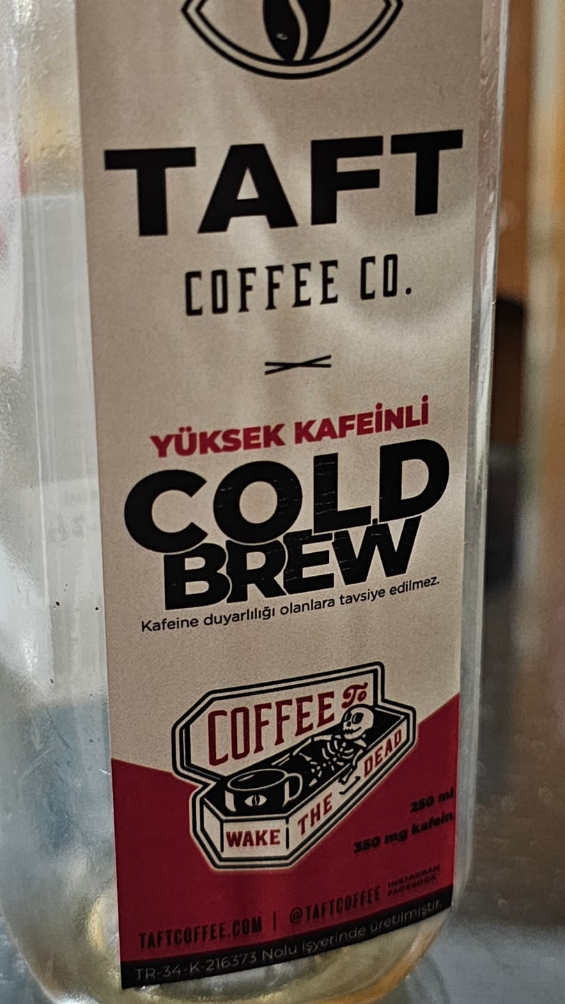 Customer photo review of TAFT Cold Brew (16'lı)