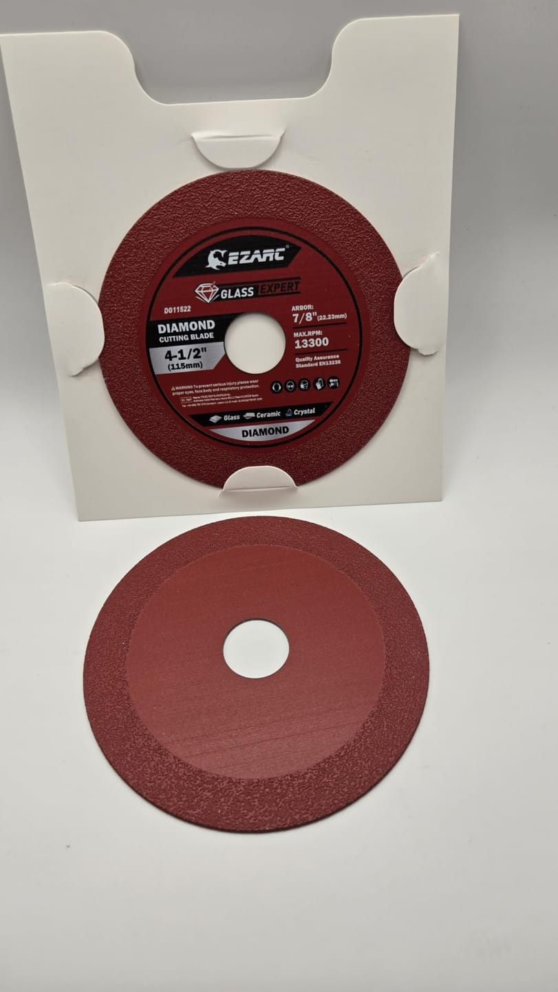 Customer photo review of Glass Cutting Disc 2-Pack For Ceramic Tile, Glass, Crystal, Porcelain