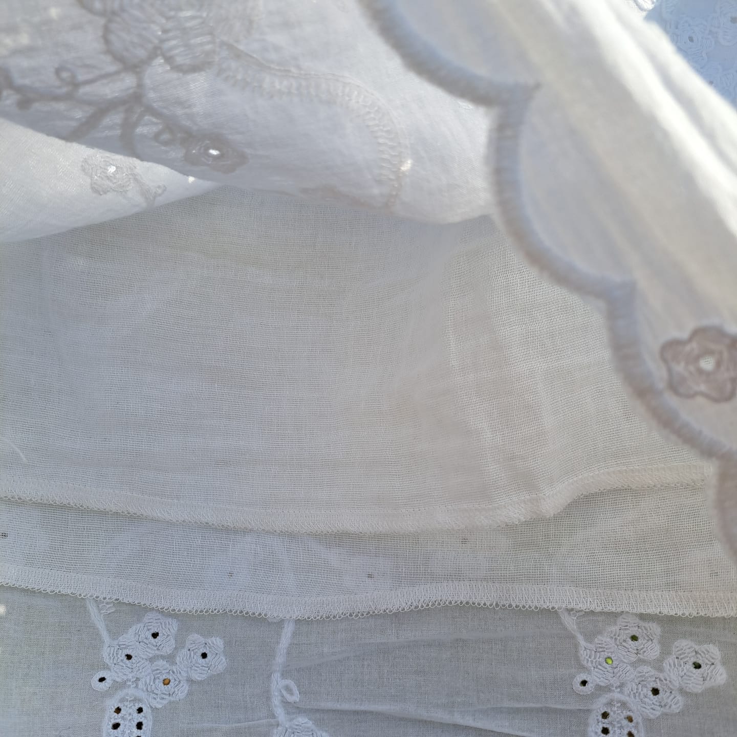 Customer photo review of Plain Muslin Fabric