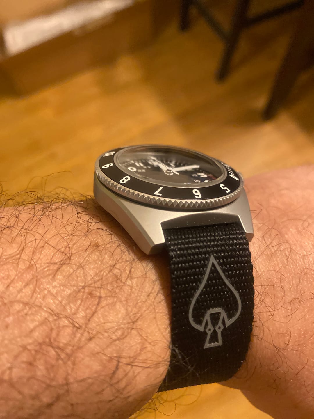 Customer photo review of NOFORN Single-Pass Watch Strap