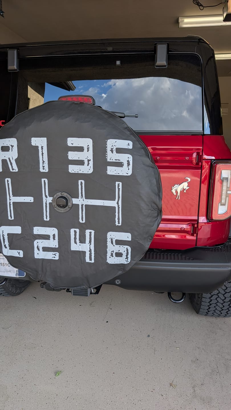 Customer photo review of Manual Gearbox Tire Cover