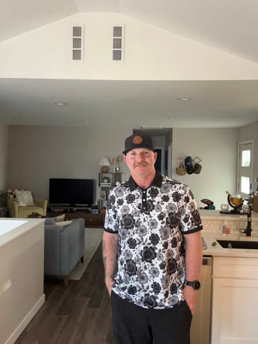 Customer photo review of Black Flowers 2.0